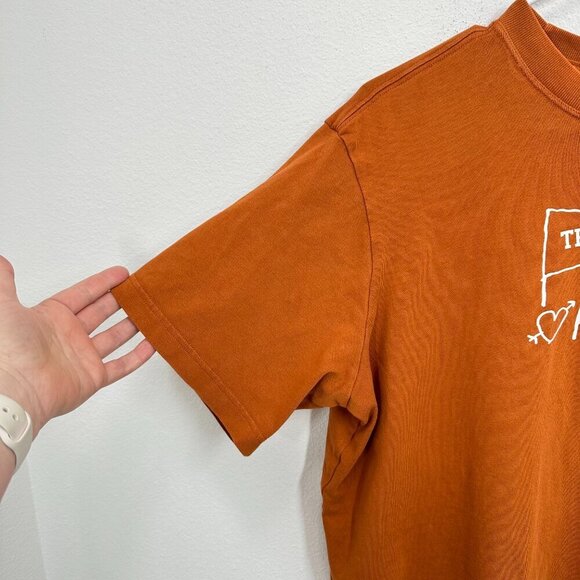 The Nike Tee Cropped Graphic Tee Texas Longhorns Burnt Orange Casual Size Medium - Picture 7 of 8